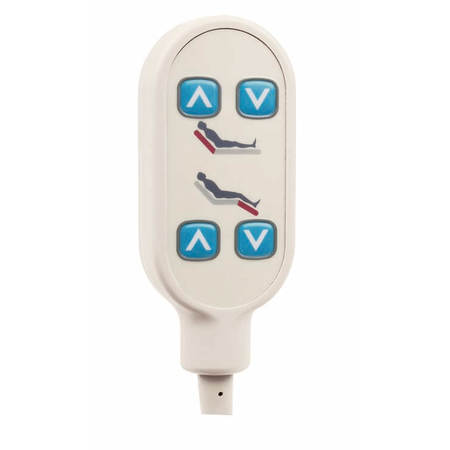 ANACOM MEDTEK Bed Control, Invacare, 4 button male plug (head 1, 2, 3 / foot 3, 4, 5) R6831-087